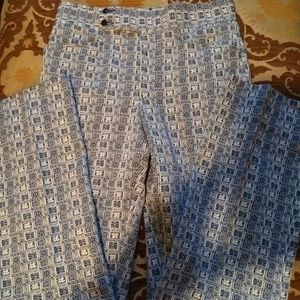 1960s- 70s groovy double knit pants